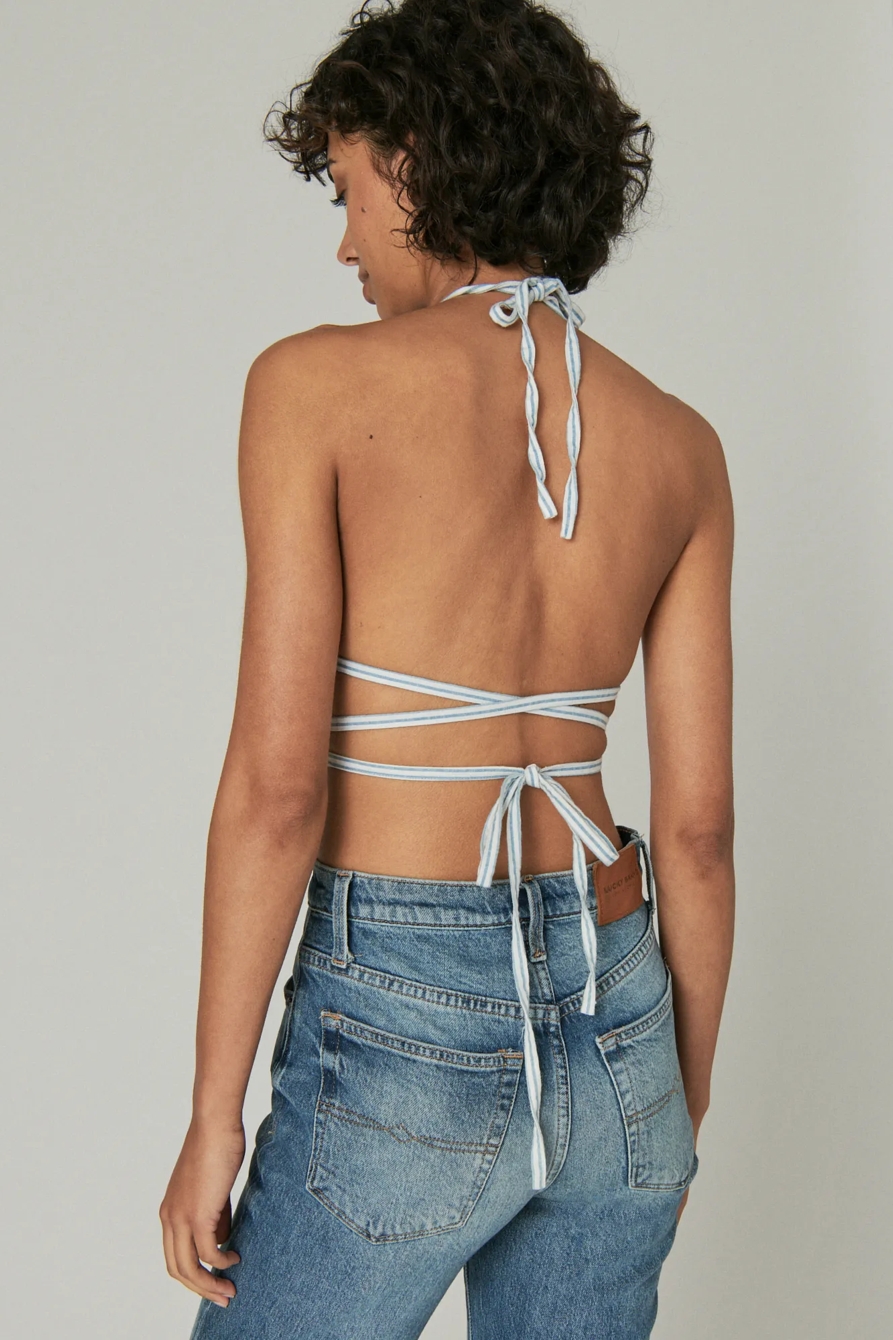 STRIPED BRA TOP — ON TRACK — image 4