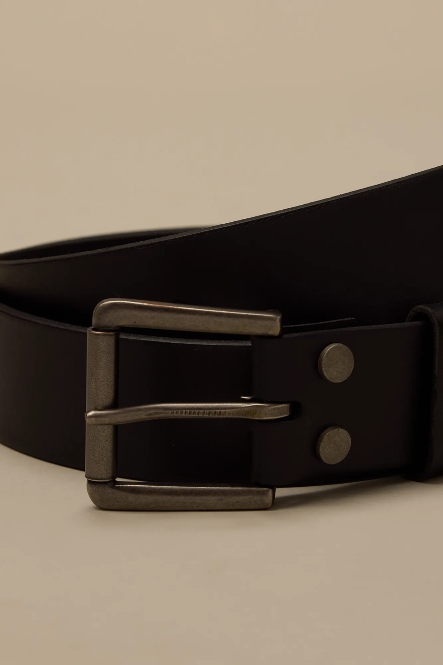 HIGHLAND LEATHER BELT — BLACK — image 3