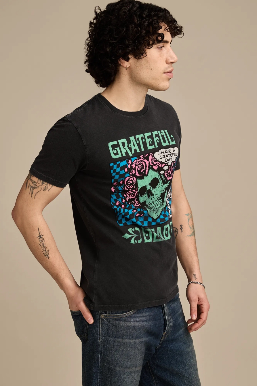 GRATEFUL DEAD NEON TEE — MOONLESS NIGHT — image 4