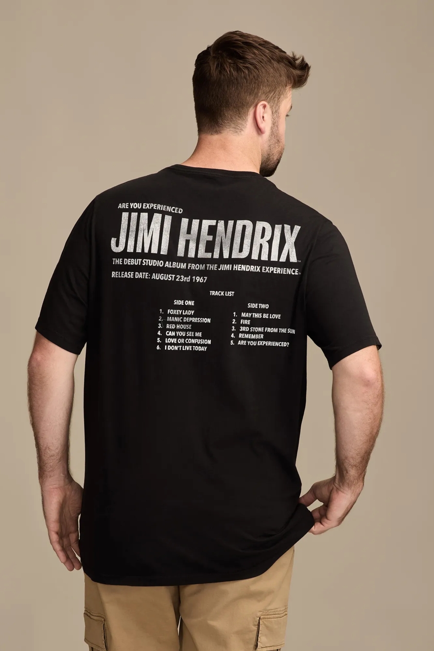 BIG & TALL METAL HENDRIX TEE — JET BLACK — image 2
