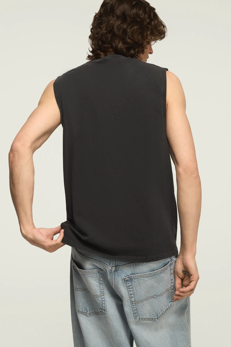 COCA-COLA POLAR BEAR SLEEVELESS TEE — JET BLACK — image 4