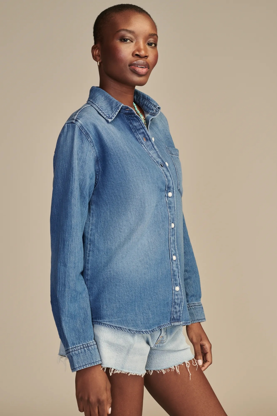 DENIM UTILITY SHIRT — BAYSIDE — image 4