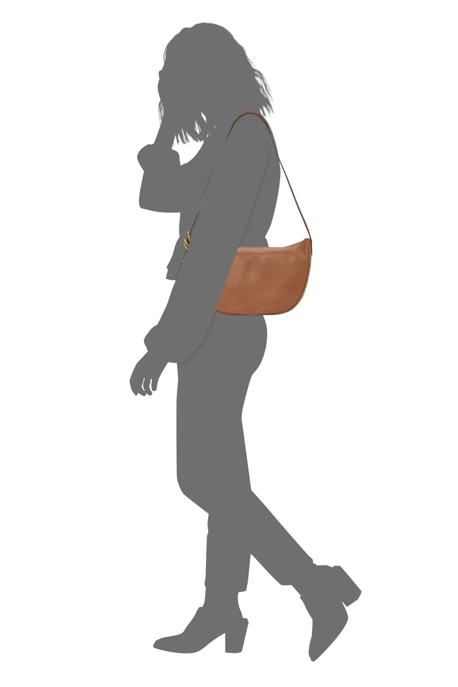 ELOI SHOULDER BAG — RUST BROWN — image 4