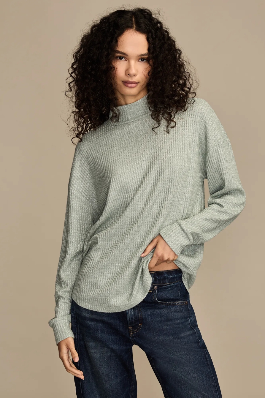 CLOUD MOCK NECK — CHINOIS GREEN — image 1