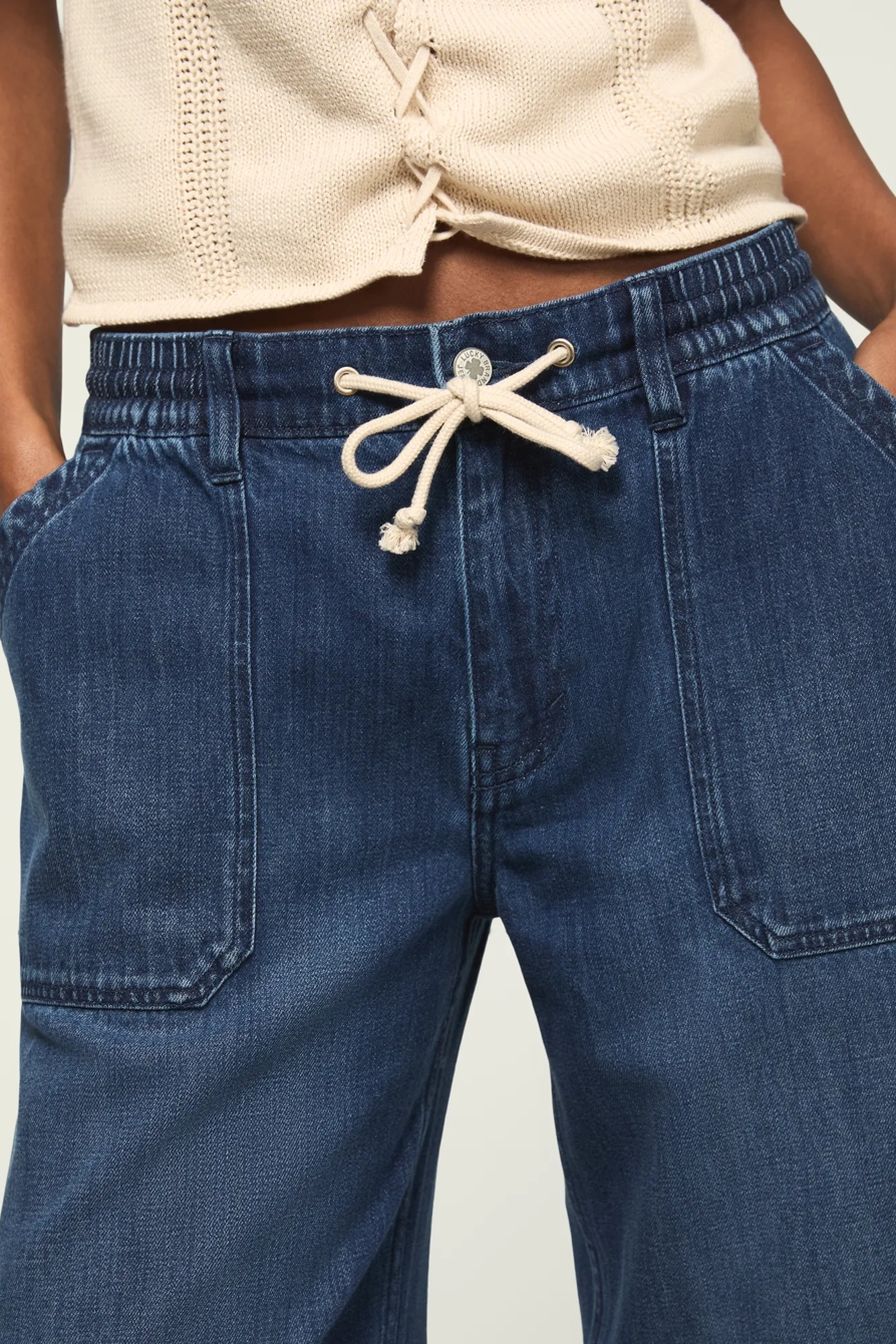 PATCH POCKET PULL ON WIDE LEG — IM THE ONE WASH — image 6