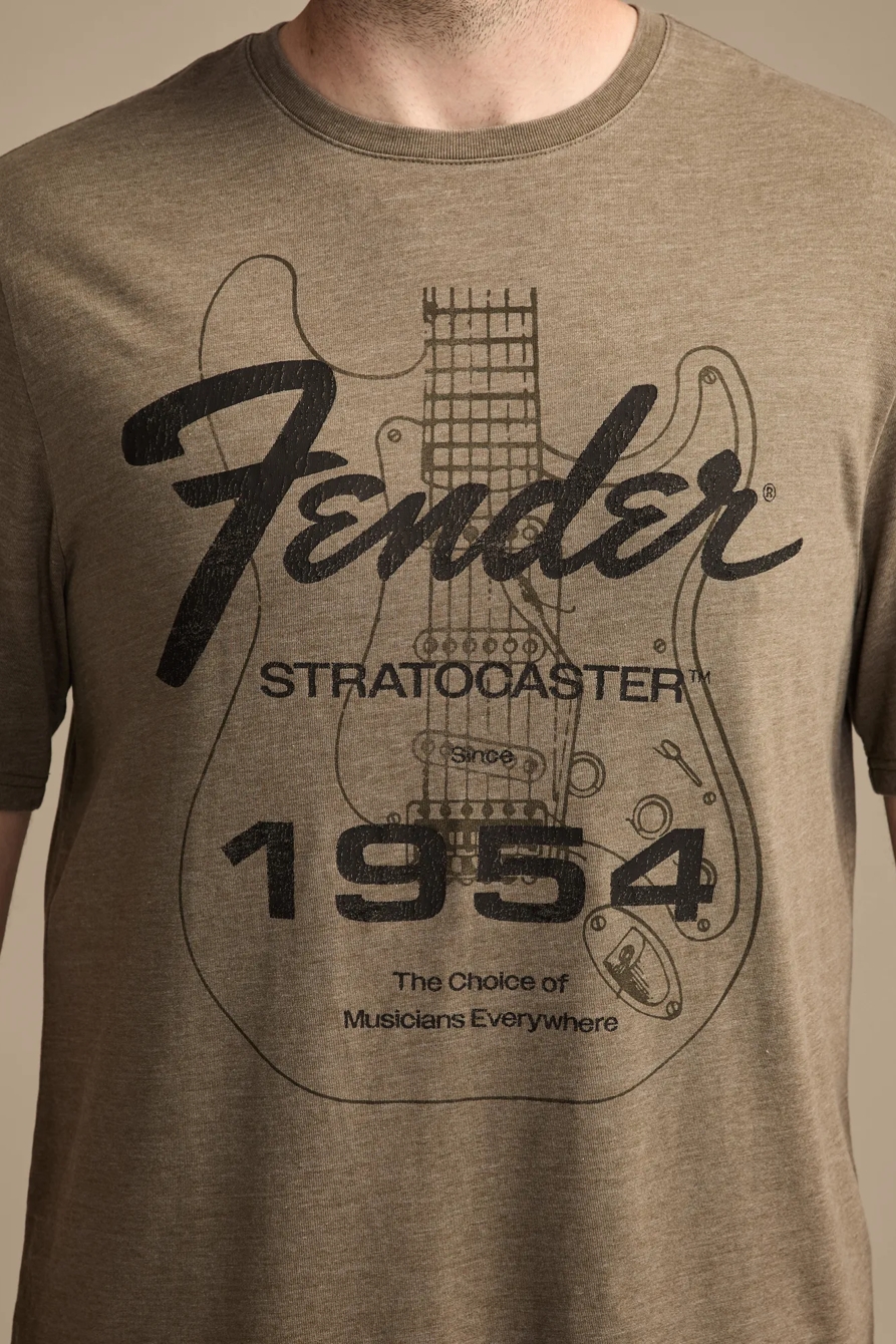 BIG & TALL FENDER STRATOCASTER TEE — TARMAC — image 2