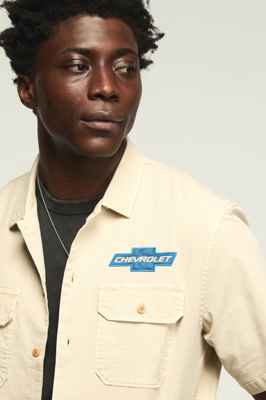 CHEVY GARAGE SHIRT — SILVER BIRCH — image 2