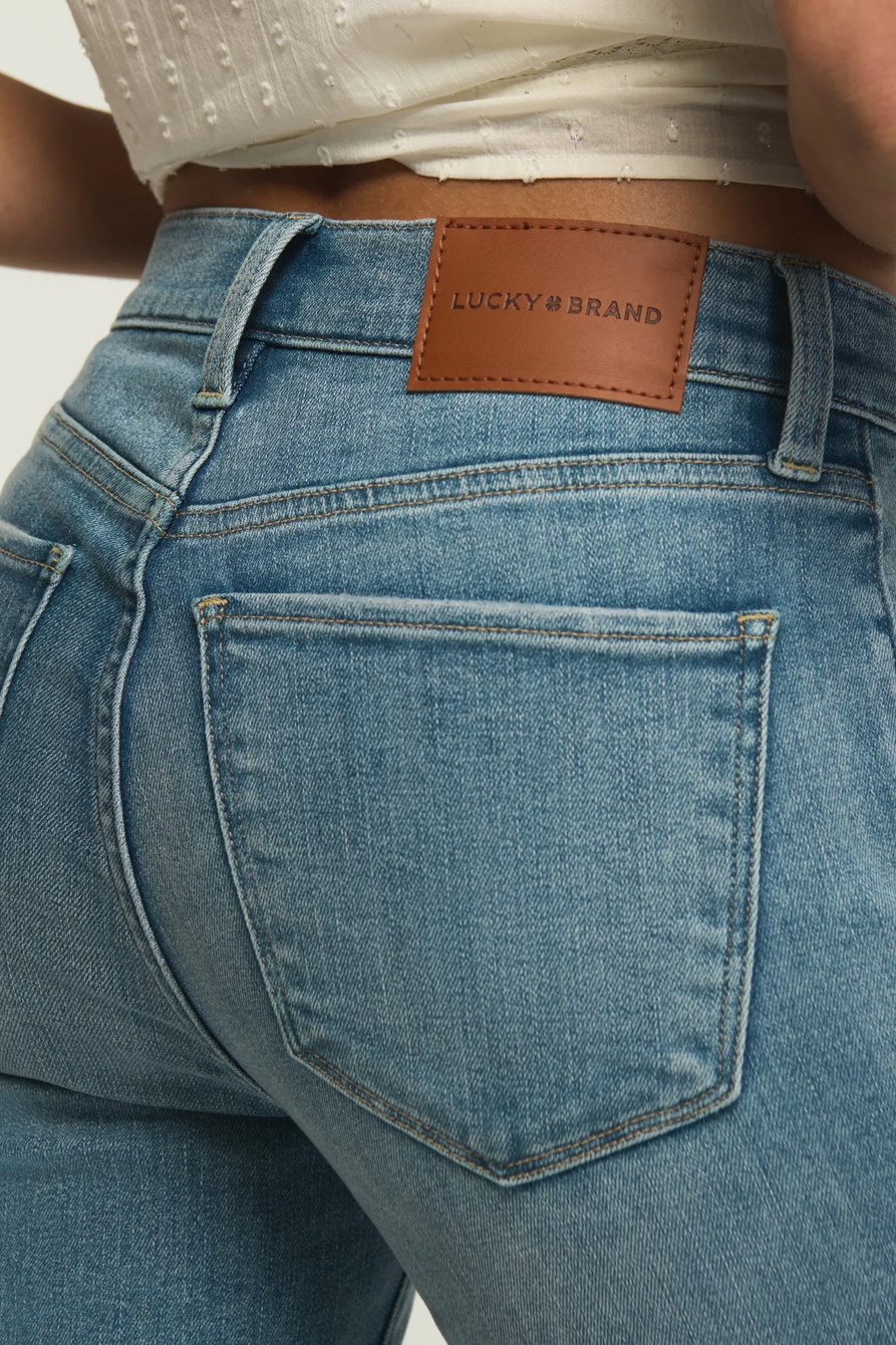 HIGH RISE BRIDGETTE SKINNY — HERE WE GO INDIGO WASH — image 4