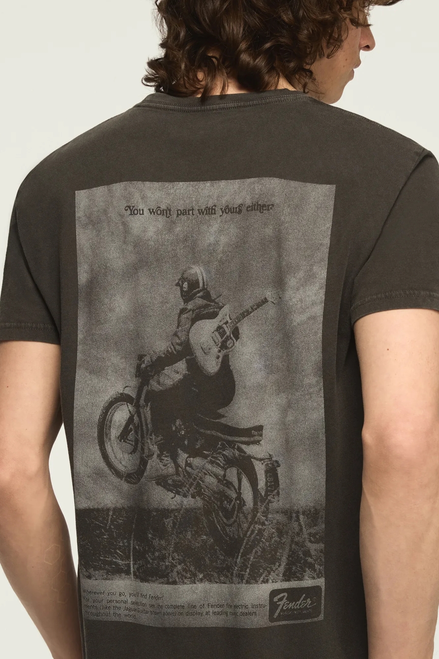 FENDER MOTO TEE — RAVEN — image 4