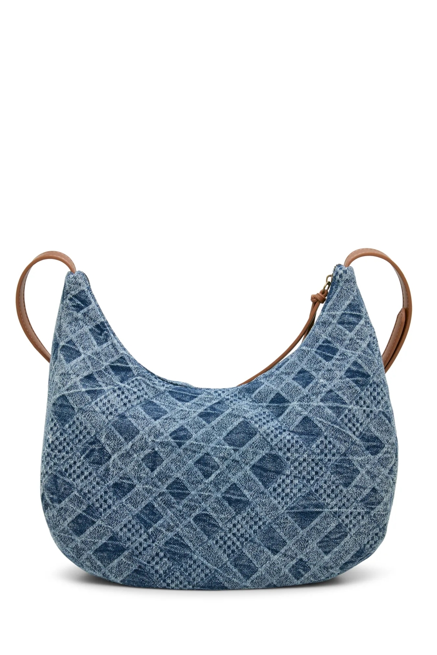 SUZIE DENIM CROSSBODY — BLUE — image 2