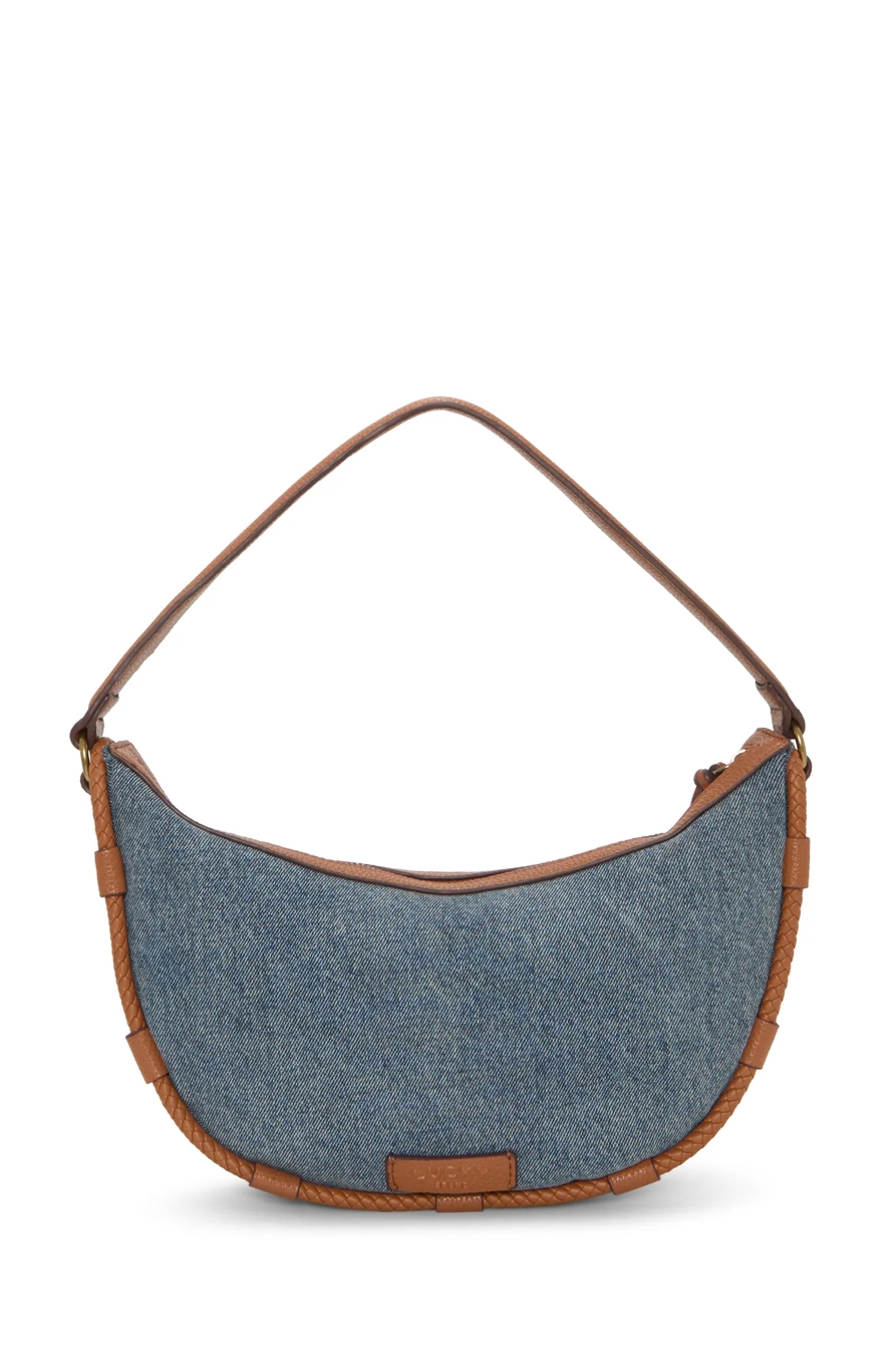 EZRI SHOULDER BAG — OPEN BLUE/TURQUOISE — image 2