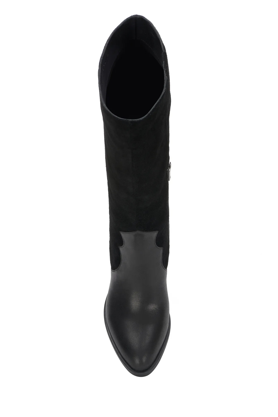 FRAHNA RIDING BOOT — BLACK — image 4
