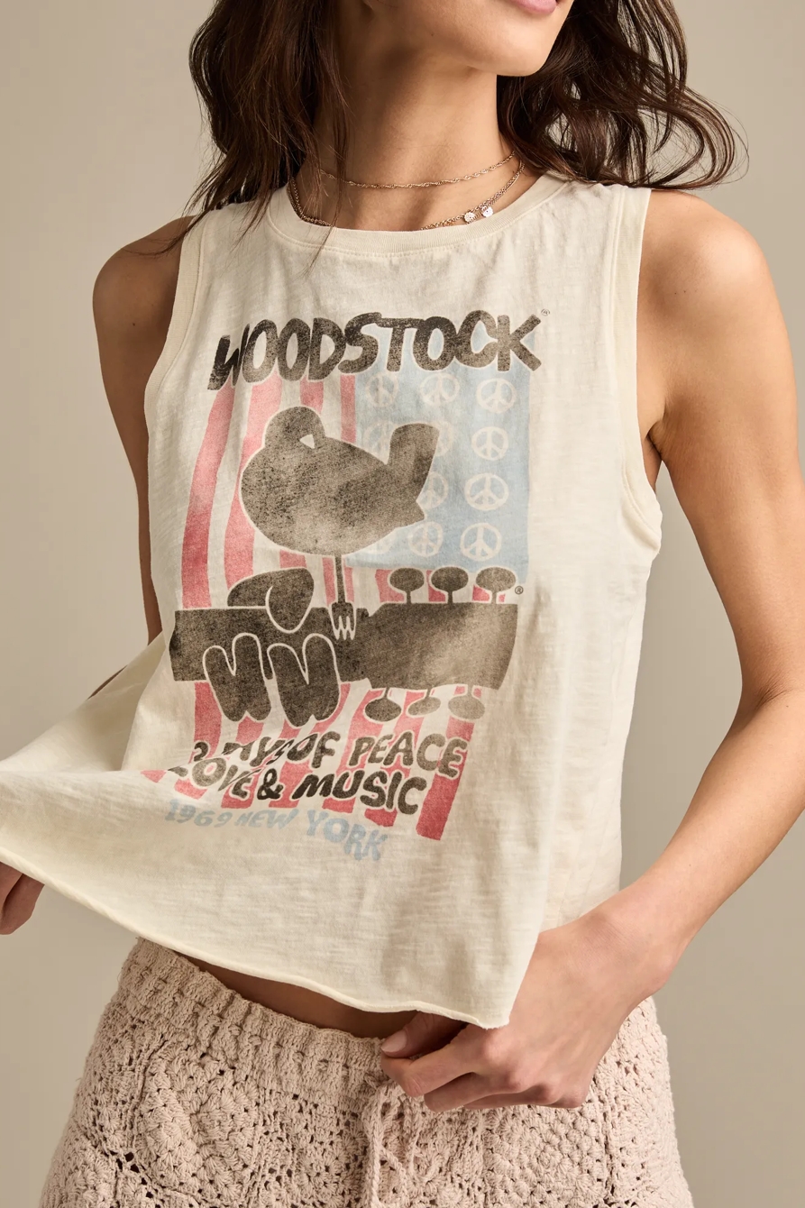 WOODSTOCK AMERICAN FLAG TANK — CLOUD CREAM — image 2