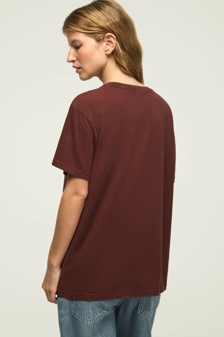 QUEEN LION CREST BOYFRIEND TEE — Bitter Chocolate — image 3