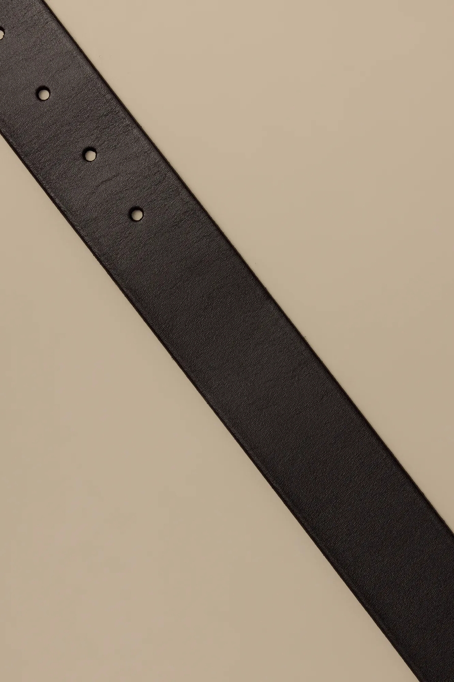 HIGHLAND LEATHER BELT — BLACK — image 2