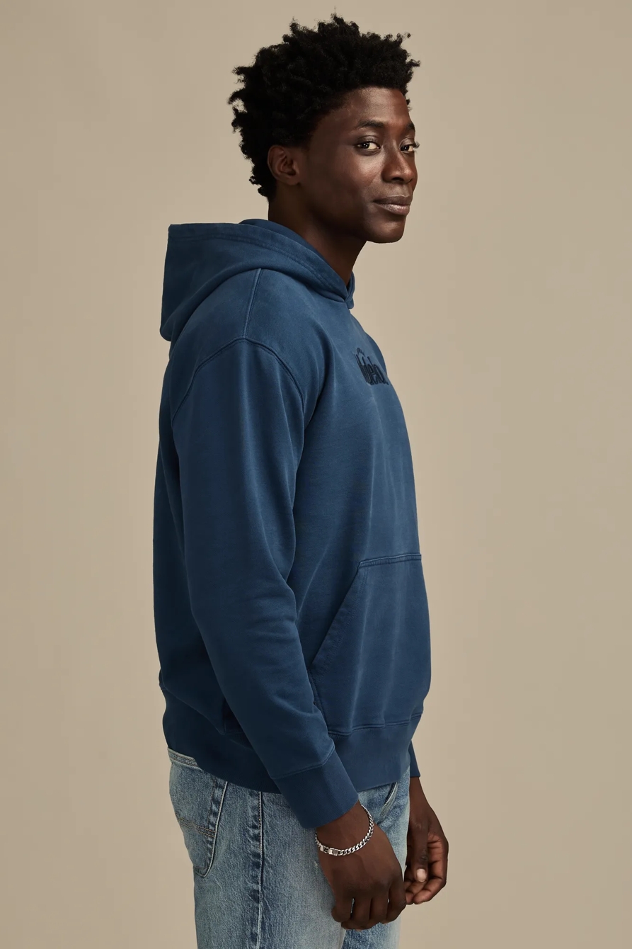 MODELO LOGO HOODIE — INSIGNIA BLUE — image 4