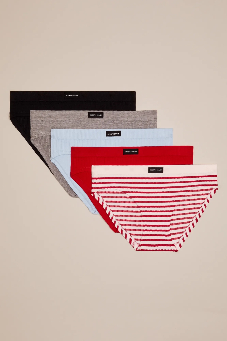 5 PACK NYLON LOGO BIKINI — BUFF — image 1