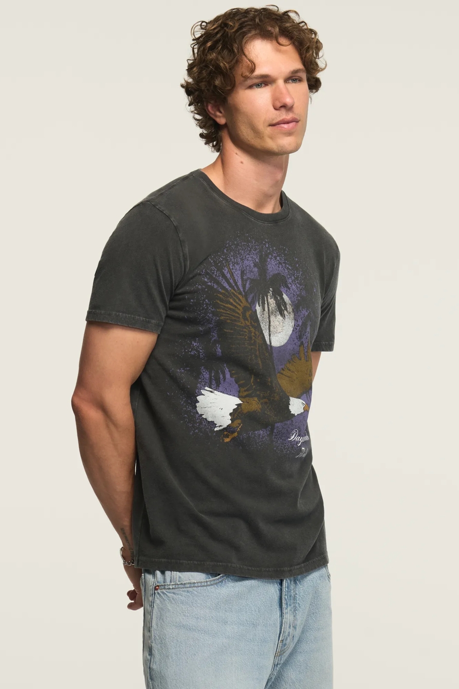 NIGHT EAGLE TEE — JET BLACK — image 4