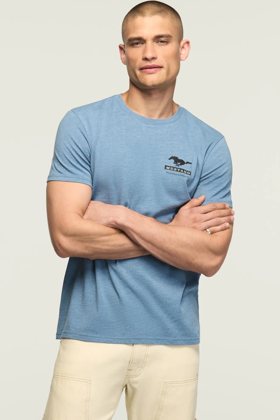 MUSTANG VINTAGE TEE — COPEN BLUE — image 5