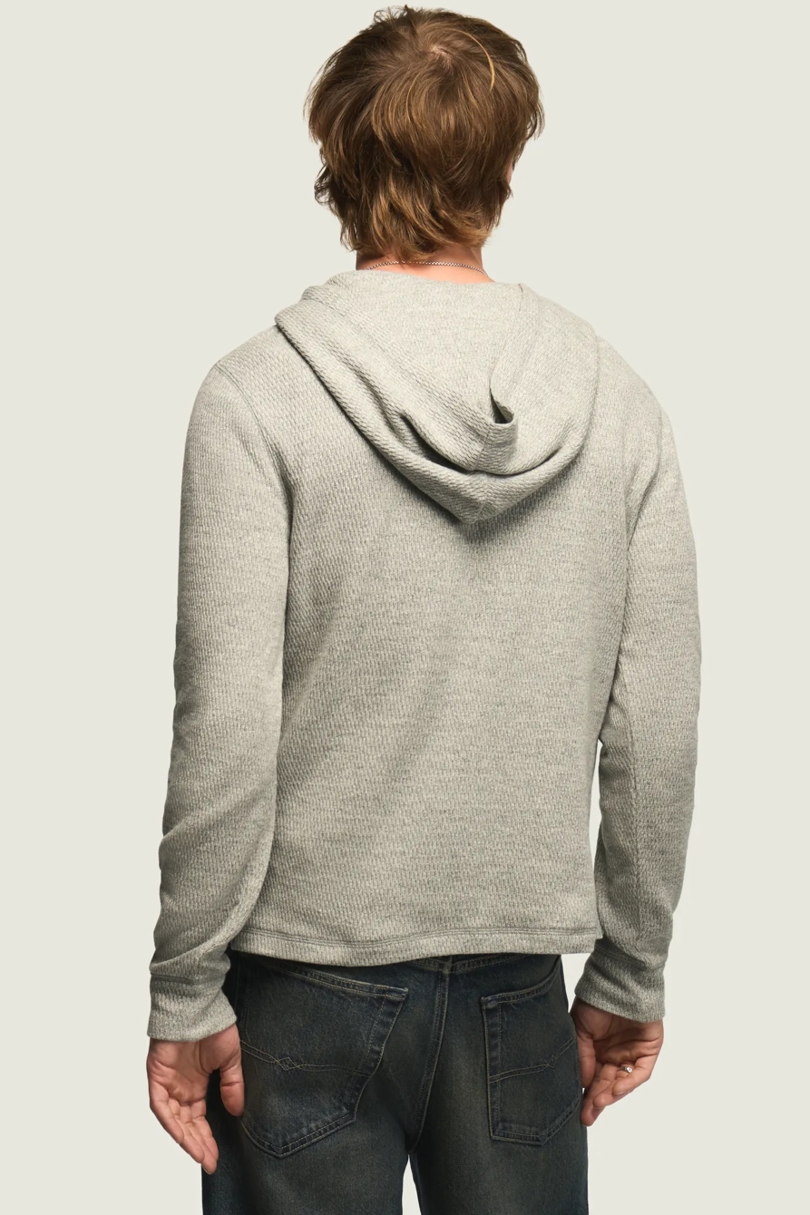BIRDSEYE THERMAL HOODLEY — HEATHER GREY — image 3
