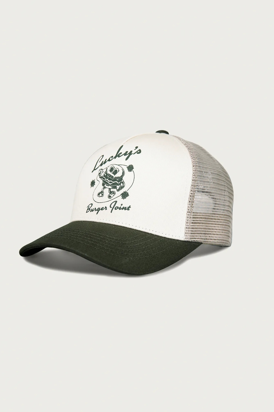Luckys Burger Joint Trucker — LIGHT GREEN — image 1