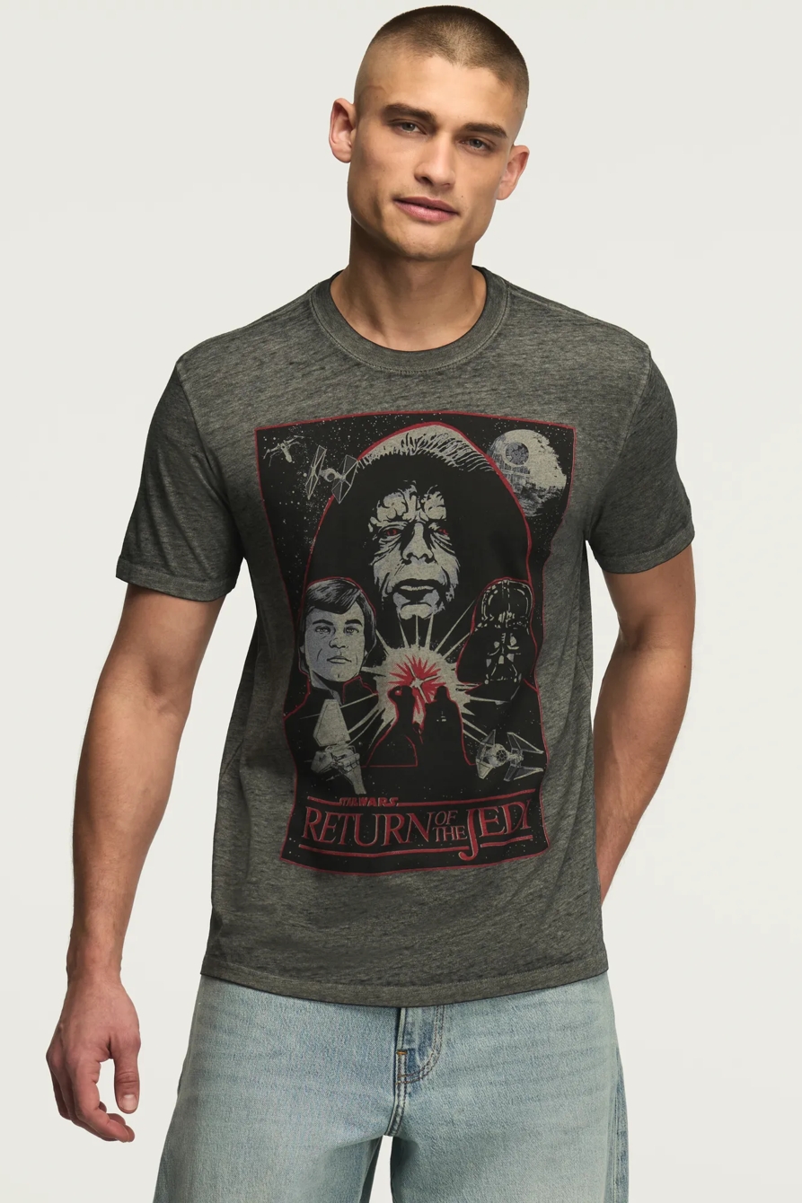 STAR WARS RETURN OF THE JEDI TEE — #001 BLACK — image 1