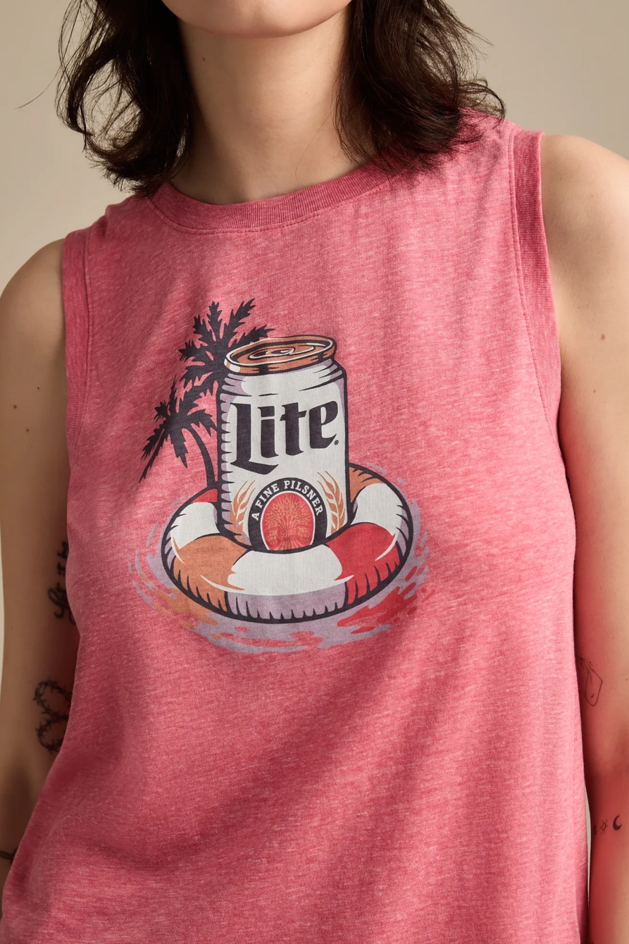 MILLER LITE FLOATY TANK — CALYPSO CORAL — image 2