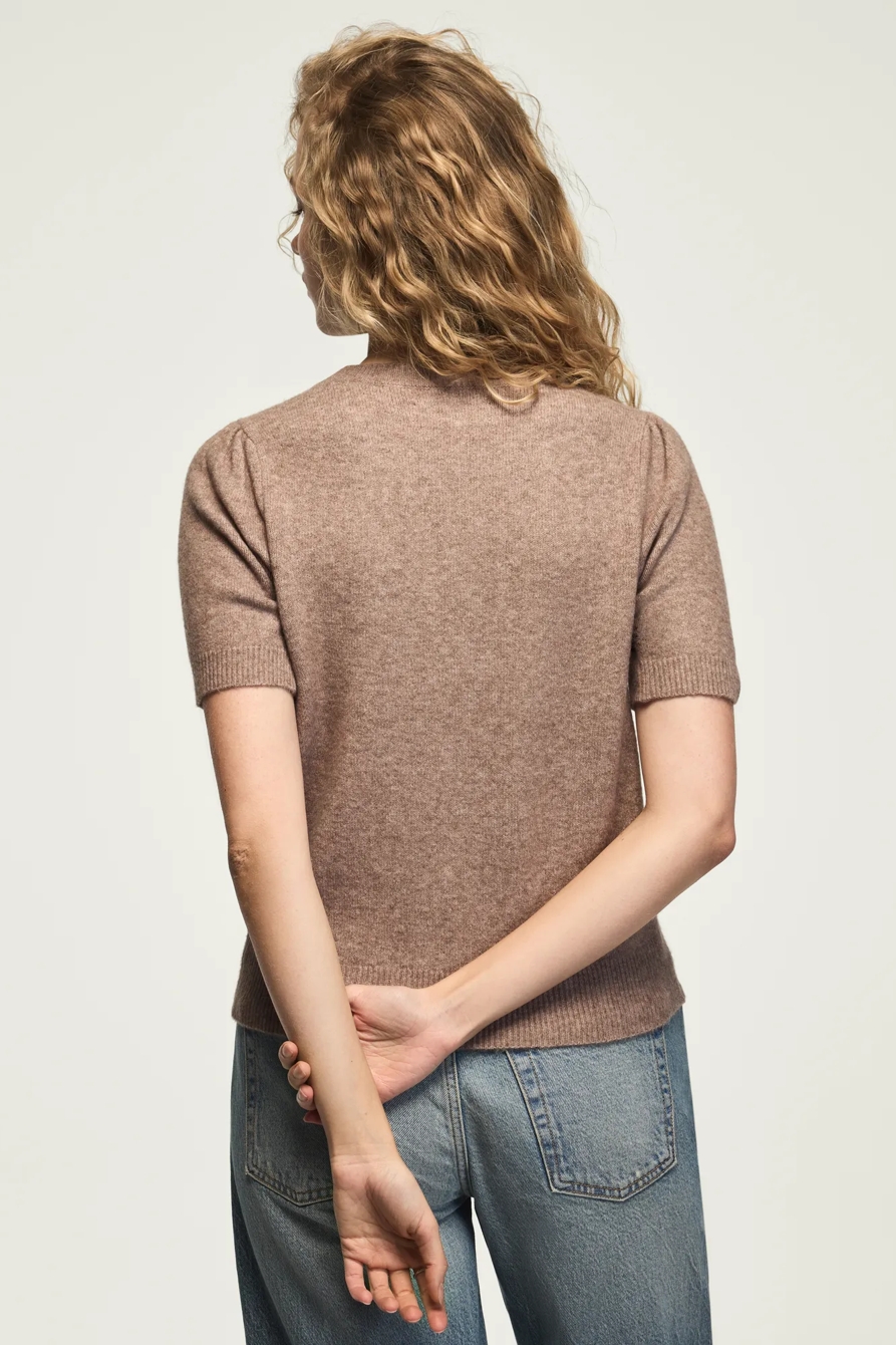 PUFF SLEEVE SWEATER TEE — BROS B2452 FALCON HEATHER — image 3
