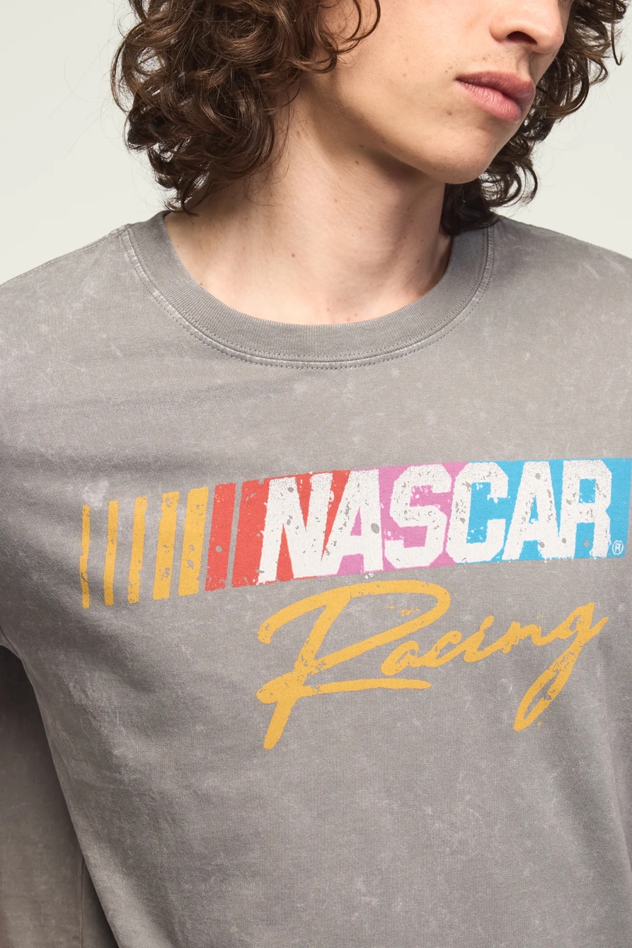 NASCAR RACING LOGO TEE — GRAY — image 2