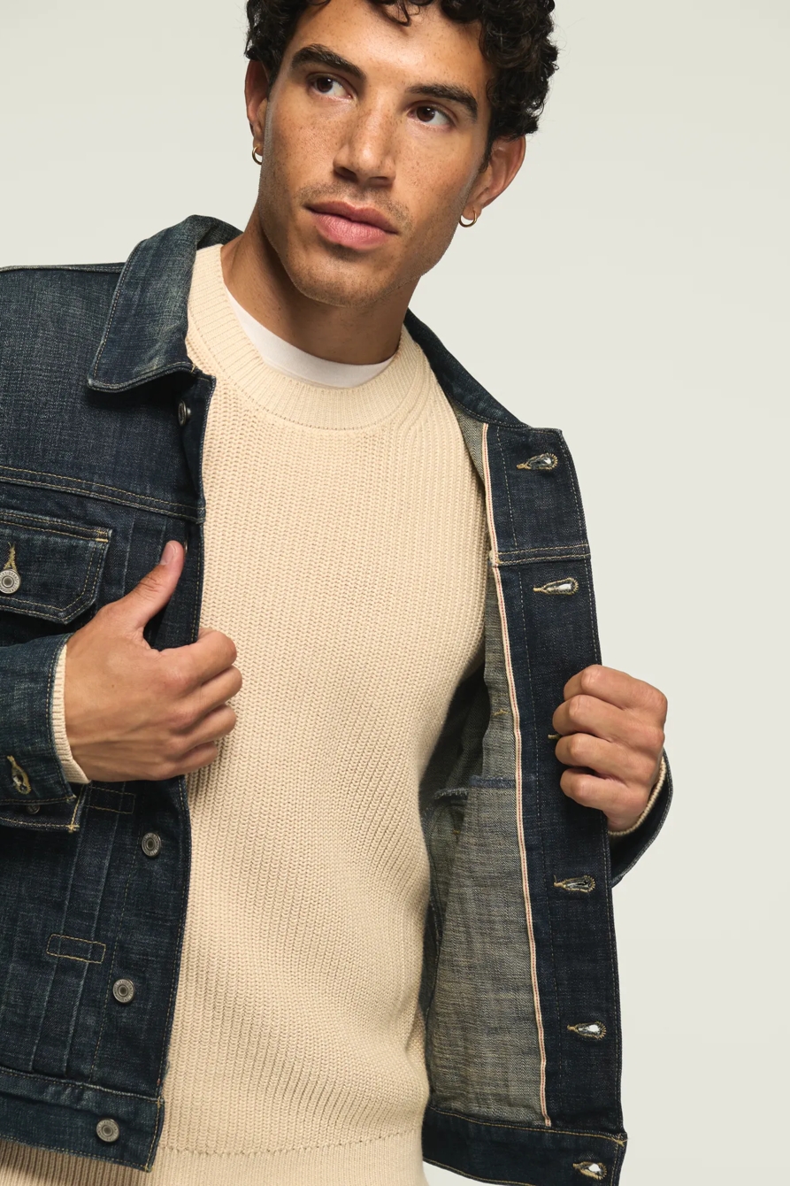 SELVEDGE DENIM JACKET — DUSTBORN — image 7