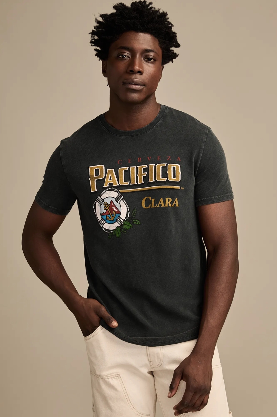 PACIFICO LOGO TEE — JET BLACK — image 2