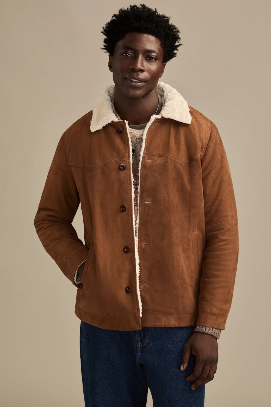 SHERPA RANCH COAT — DARK TAN — image 1