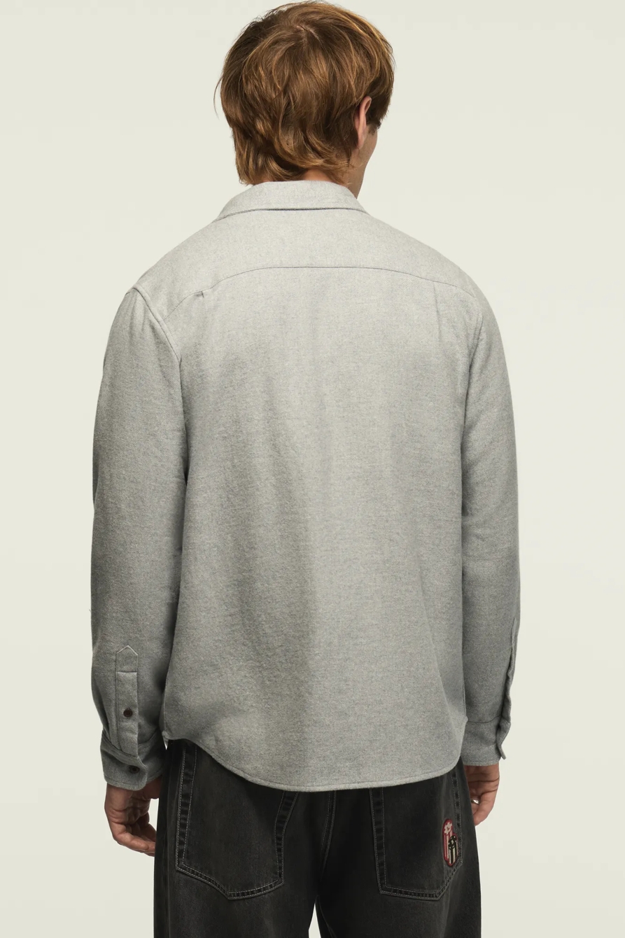 CLOUD SOFT FLANNEL HUMBOLDT SHIRT — HEATHER GREY — image 3