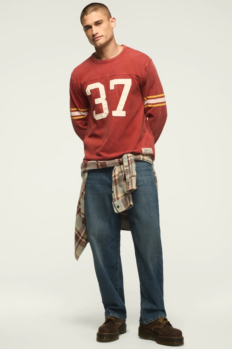 ATHLETIC LONG SLEEVE TEE — RED OCHRE — image 7