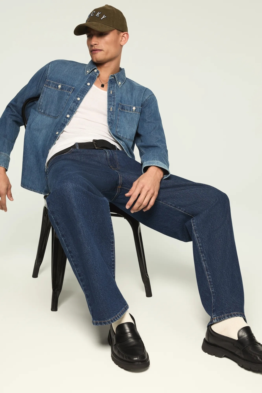 DENIM UTILITY SHIRT — MESA — image 5