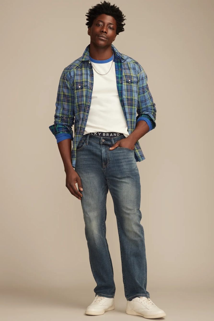 410 ATHLETIC STRAIGHT COOLMAX STRETCH JEAN — MCARTHUR — image 1