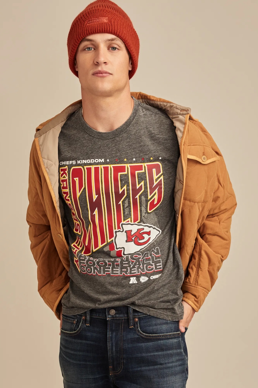 KANSAS CITY CHIEFS GRAPHIC TEE — #001 BLACK — image 1