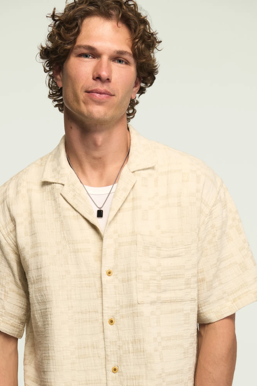 UNTUCKED CAMP COLLAR SHIRT — #130 NATURAL — image 2