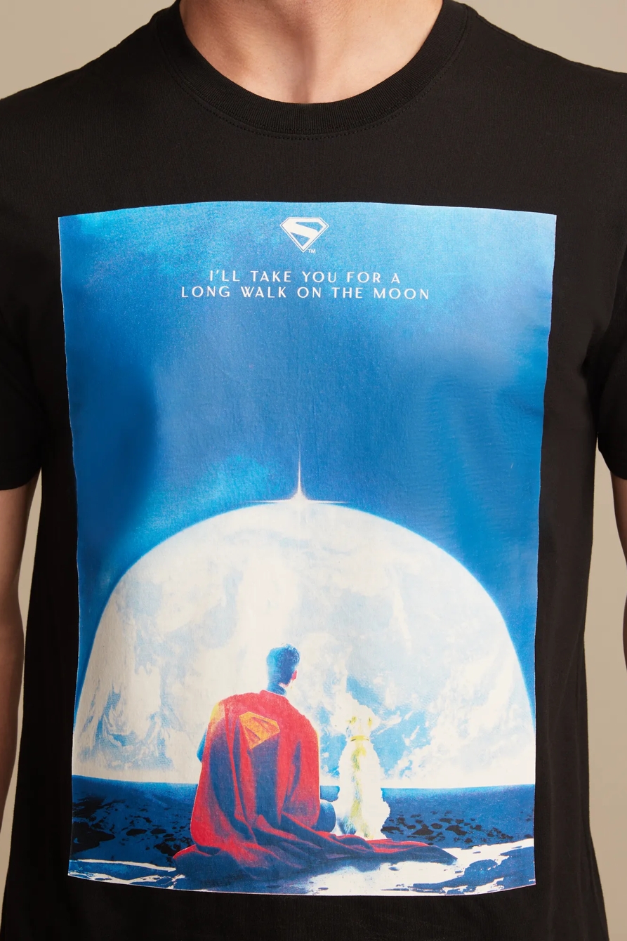 SUPERMAN PHOTO REEL TEE — #001 BLACK — image 2