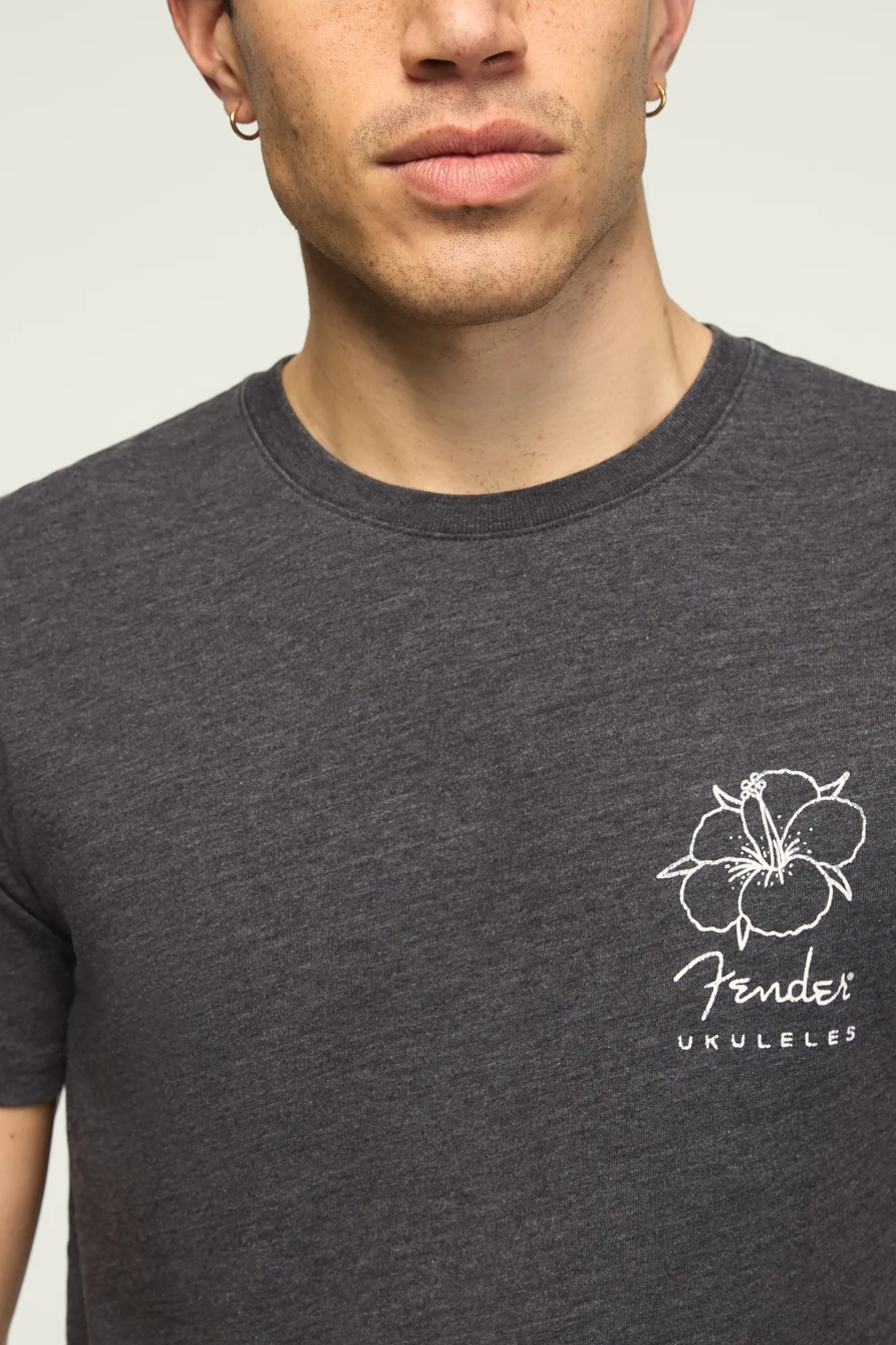 FENDER UKULELES TEE — JET BLACK — image 2