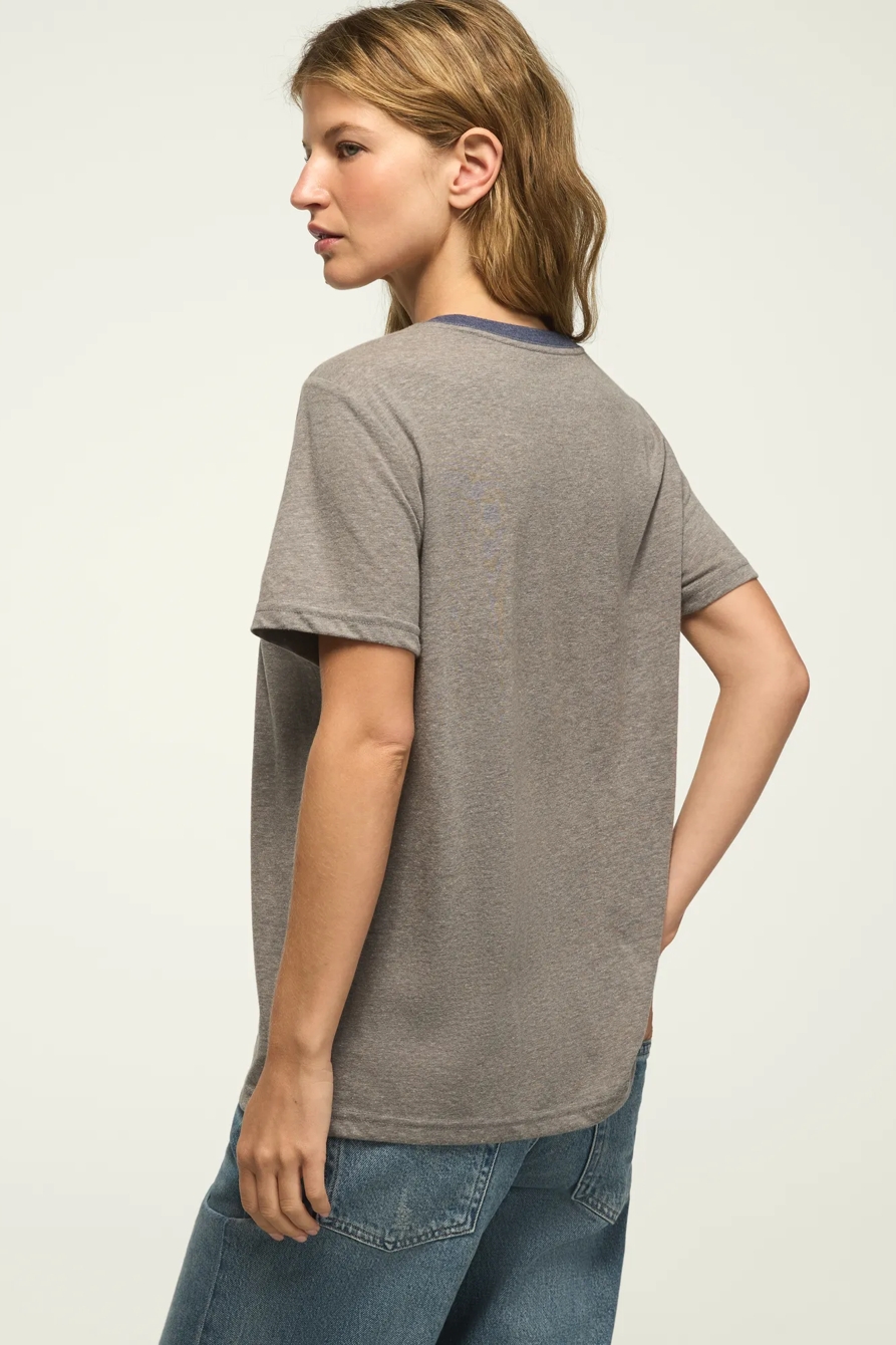 U.S.A. GRAPHIC CLASSIC CREW — MEDIUM HEATHER GREY — image 3