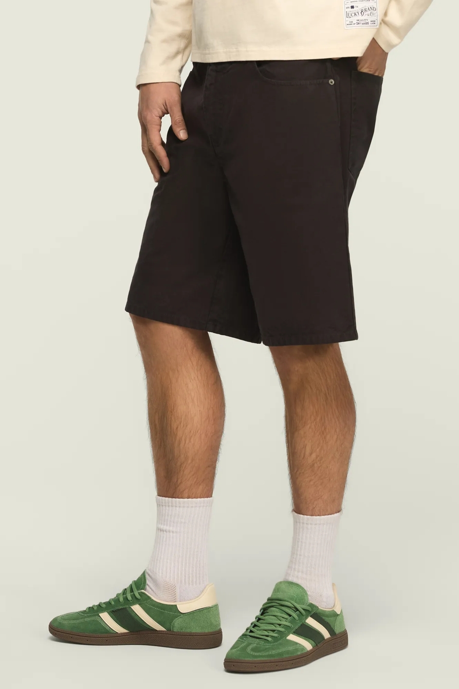 LOOSE 5 POCKET CANVAS SHORT — PHANTOM — image 4