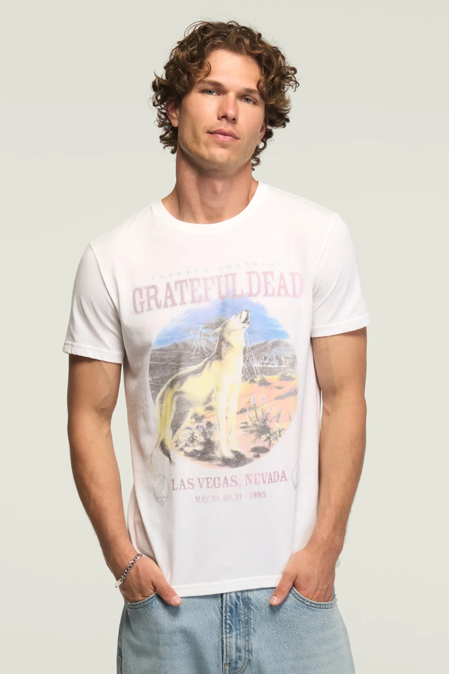 GRATEFUL DEAD VEGAS TEE — BRIGHT WHITE — image 1