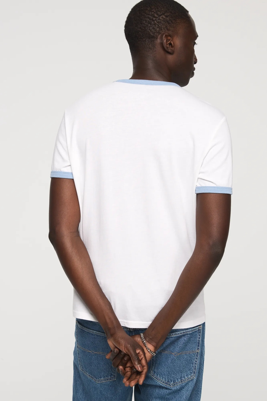 GRAPHIC TITLE RINGER TEE — BRIGHT WHITE — image 3