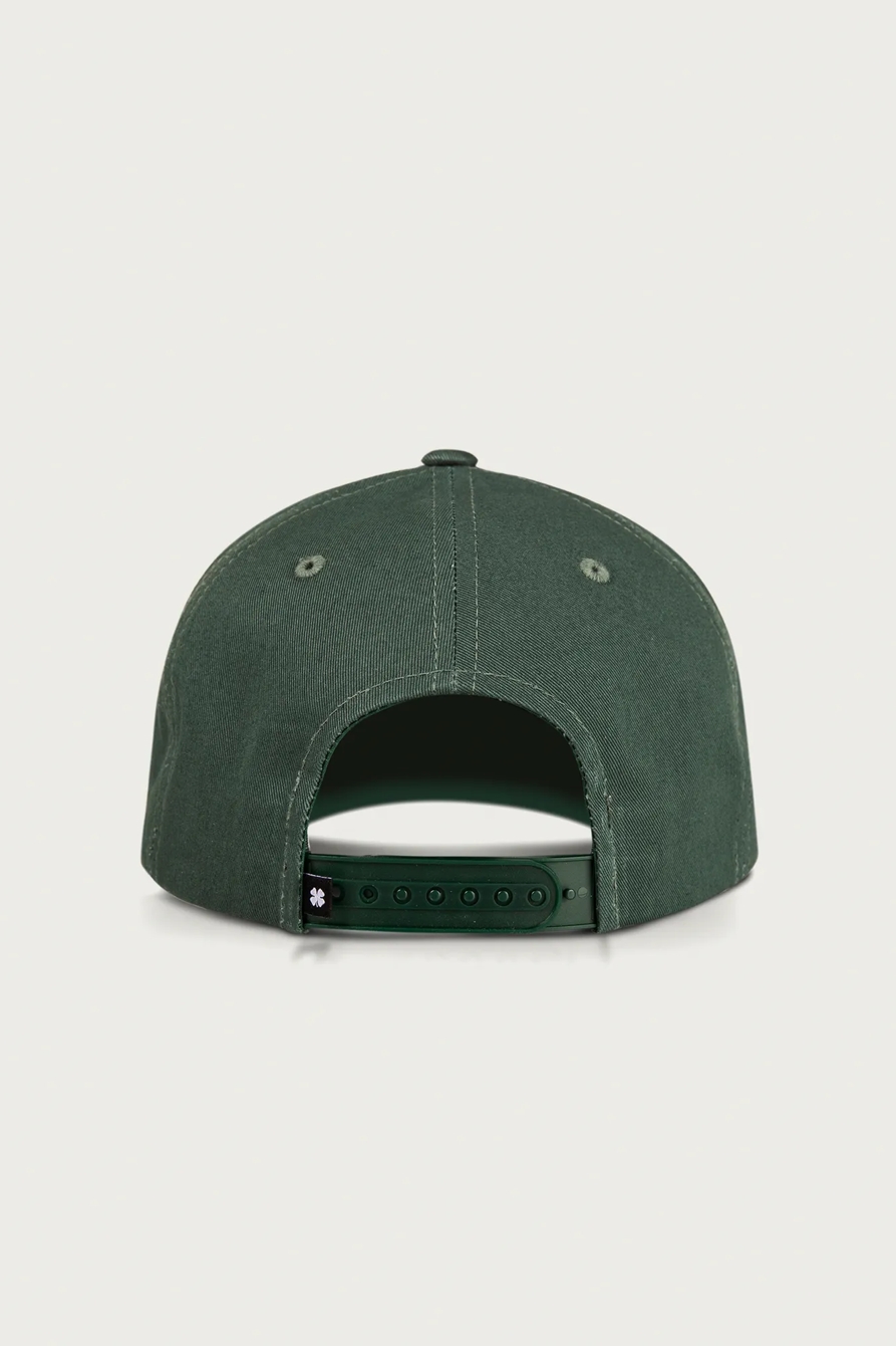 Lucky MFG Co. Embroidered Patch Hat — OPEN GREEN — image 2