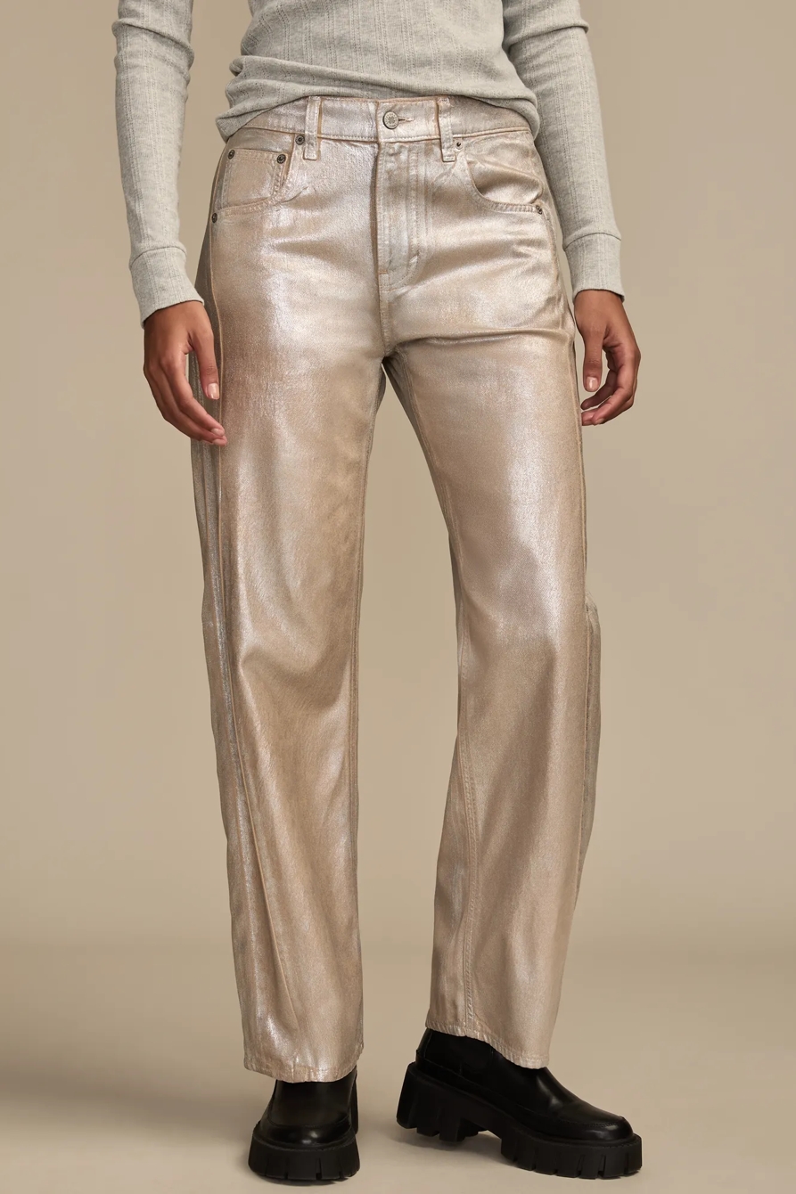 Lucky Legend Metallic Barrel Leg — CRUSHIN' ON KHAKI WASH — image 2