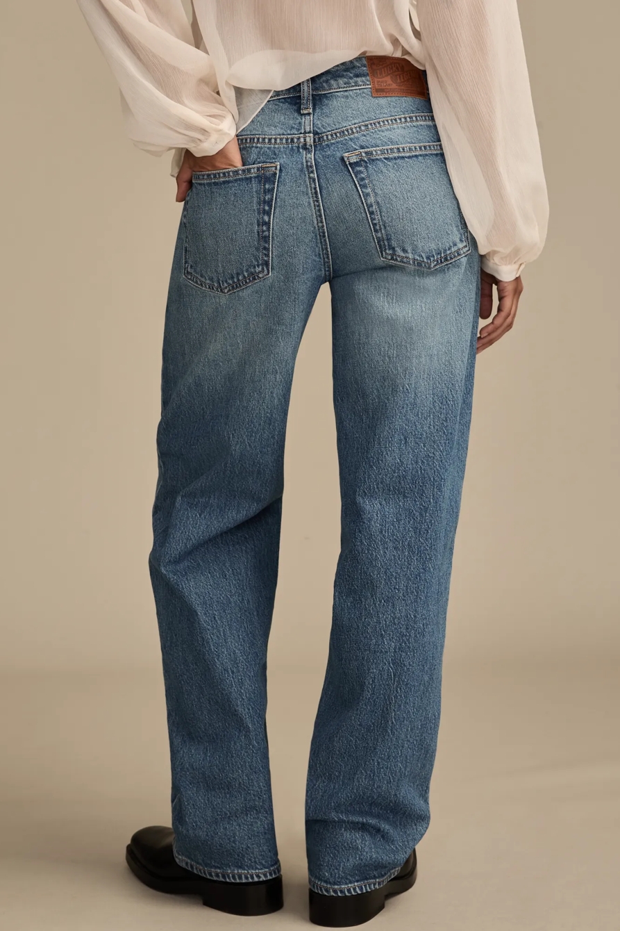 Lucky Legend Embellished Bow Baggy — BOW DOWN WASH — image 7