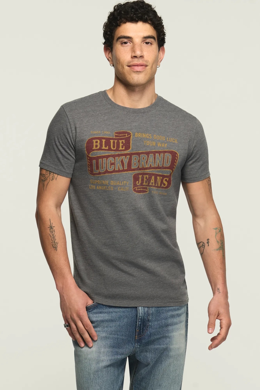 LUCKY JEANS TEE — RAVEN — image 2