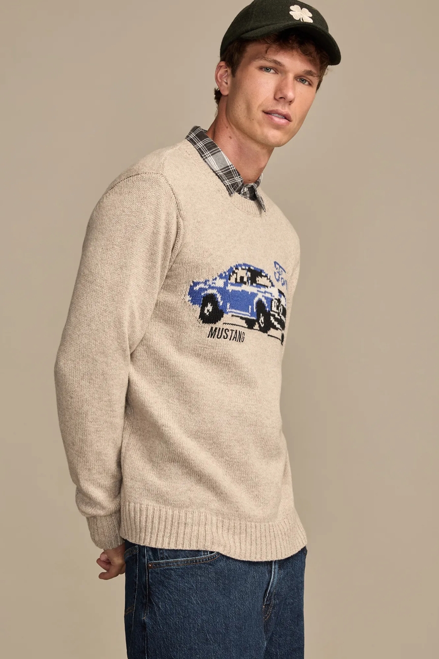 MUSTANG SWEATER — OATMEAL — image 4