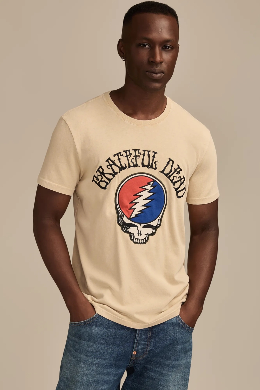 GRATEFUL DEAD ARCH TEE — Frosted Almond — image 1